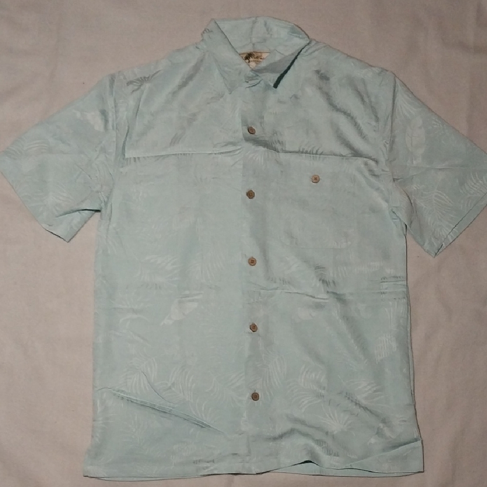 Men's Light Blue Casual Button Down Shirt